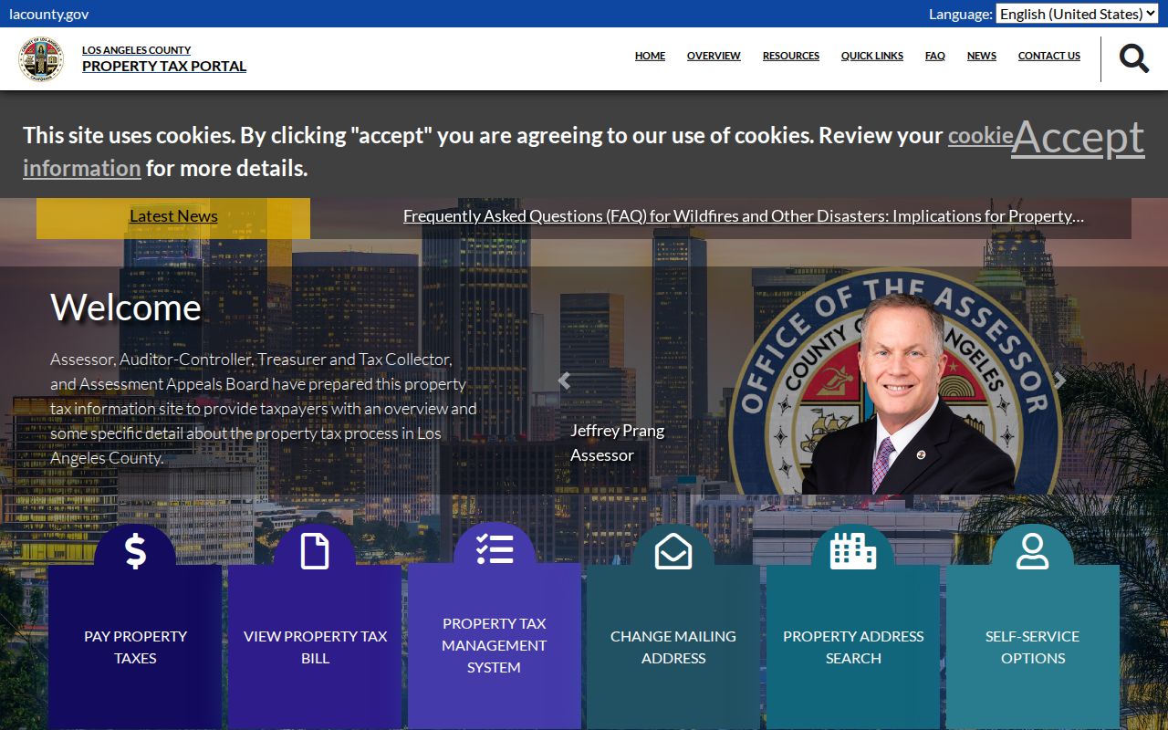 Beverly Hills public records LA County Property Tax Portal